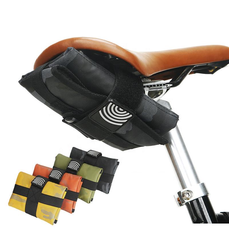 Bike Frame Front Bag Burrito Pack Bike Tool Kit Repair Accessories Bicycle Saddle Bag Tail Tool Bag