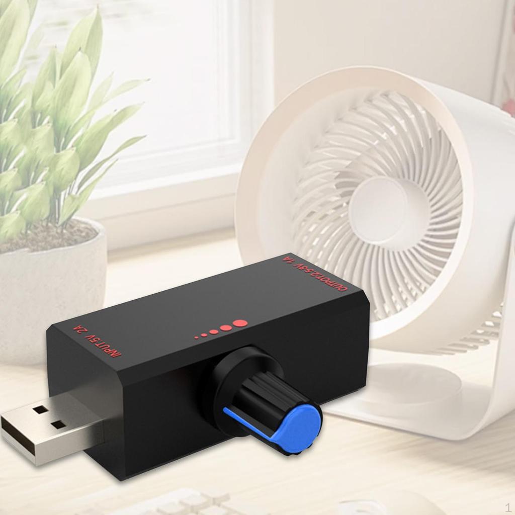 Регулятор скорости 5 В для USB-вентилятора, регулятор для душевой кабины, ванны, для ноутбука, планшета, для домашнего использования