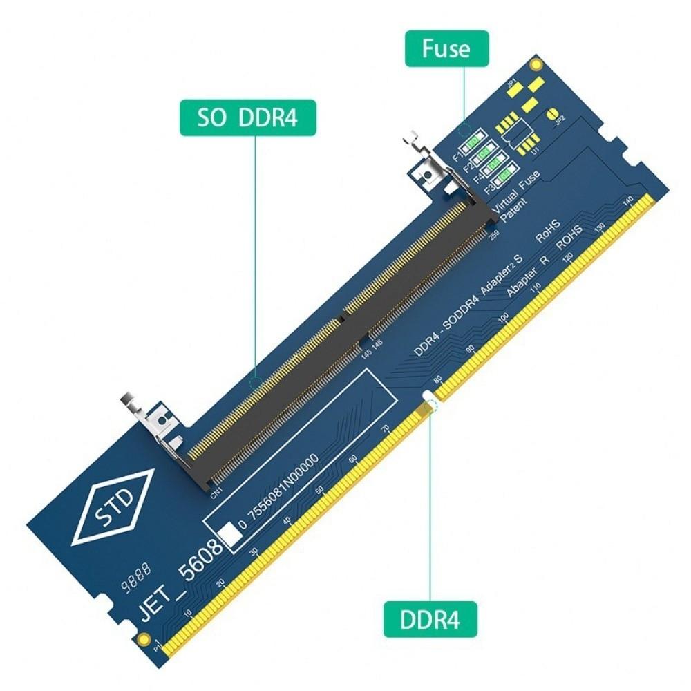 4 Layered PCB DDR4 Memory Adapter Notebook DDR4 to Desktop DDR4 SO DIMM Converter For Computer