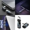 Поворотный на 180° USB C на USB C Адаптер PD 240 Вт Быстрая Зарядка 480 Мбит/с Совместимый Для Телефона Ноутбука Планшета Быстрая Зарядка Устройств
