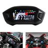Universal LCD Digital Motorcycle Speedometer Odometer Gauge for 2/4 Cylinder