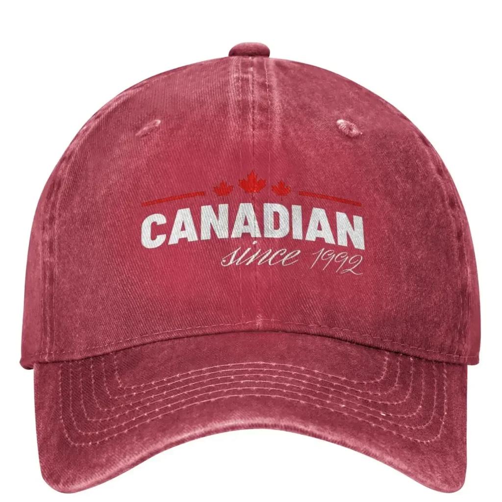 Canadian Since Baseball Cap Canada Flag Couple Women Sunshade Trucker Hat Summer Fashion Tennis Skate Snapback Cap