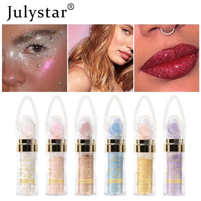 Highlighter Patting Powder Full Body BrighTening Natural 3D Contouring Blush Elf Pearl Glitter Powder