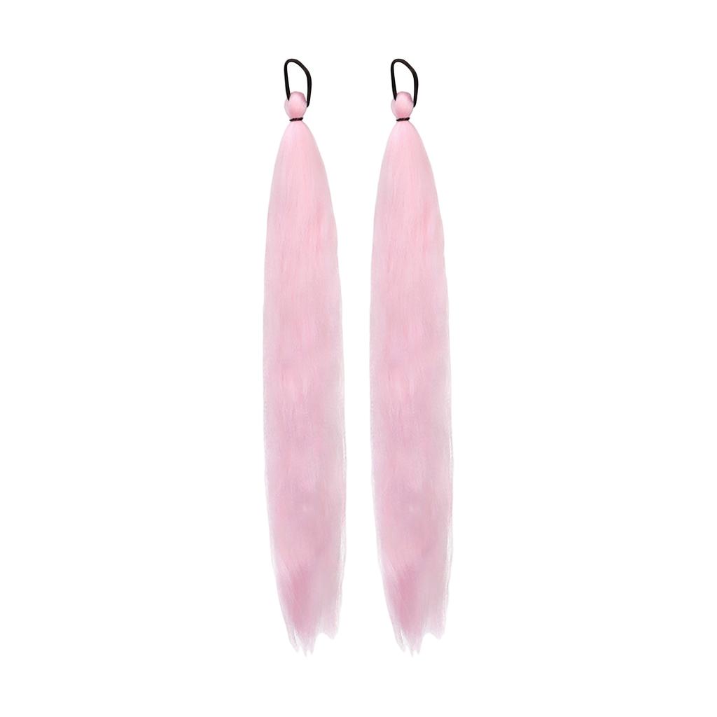 2 шт. Разноцветная эластичная веревка Резинка Боксерская коса Парик Хвост Наращивание волос