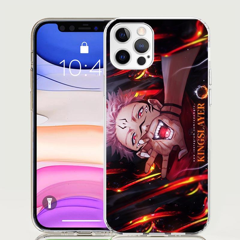 Япония Аниме JujuKaisen Чехол для телефона Для iPhone 17 Air 16 15 Plus 11 14 Pro Max 13 Mini 12 7 8 + SE Узор Арт Персонализированный Чехол 17