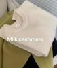 Women's Heavyweight Pure Wool Round Neck Sweater - Thick, Loose, Knit Base Layer for Autumn/Winter