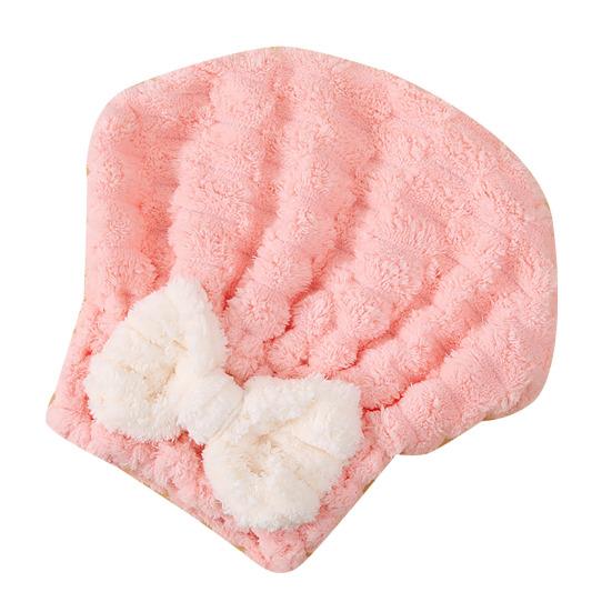 Шапочка для сушки волос с резинкой Суперабсорбент Быстросохнущий Утолщенный Меньше