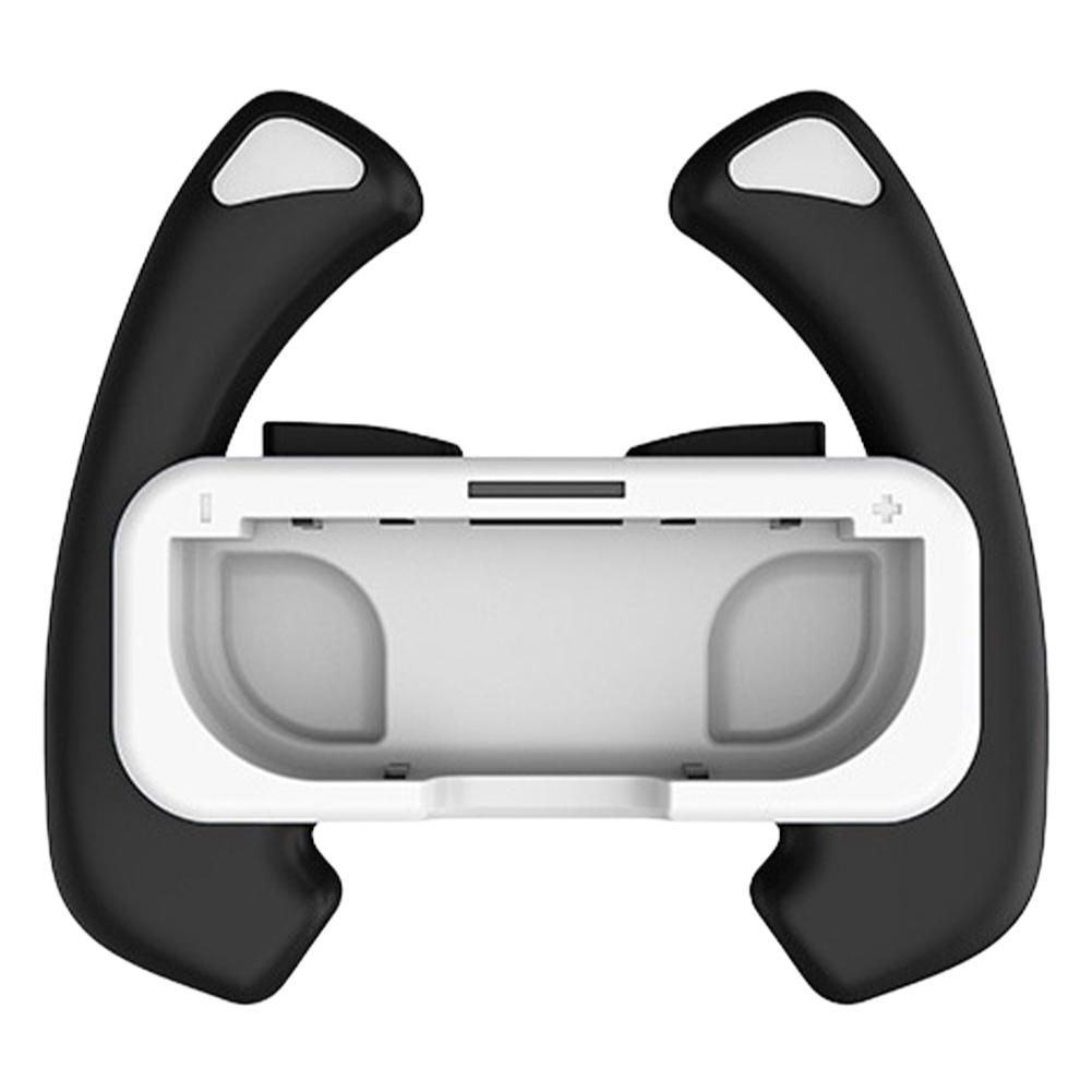 Steering Wheel Controller for Nintendo Switch & Switch OLED, Racing Games Removable Accessories Joy Con Controller Grip for Mario Kart, Pack of 2