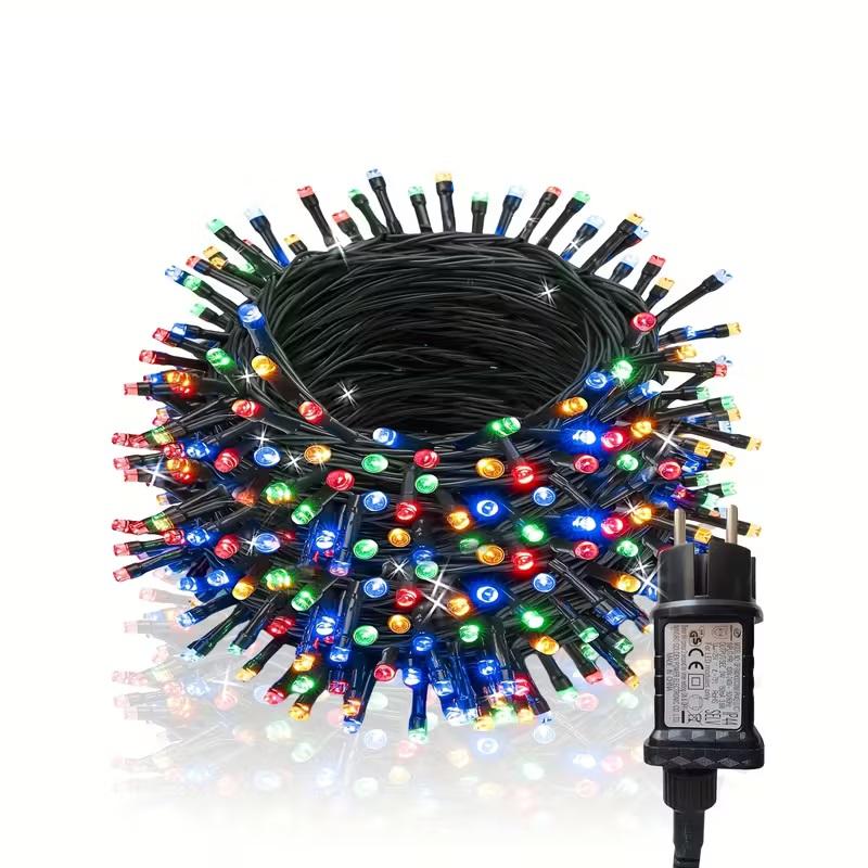 LED lamps 500l, warm white, Christmas tree, holiday, indoor, outdoor, 3+25m
