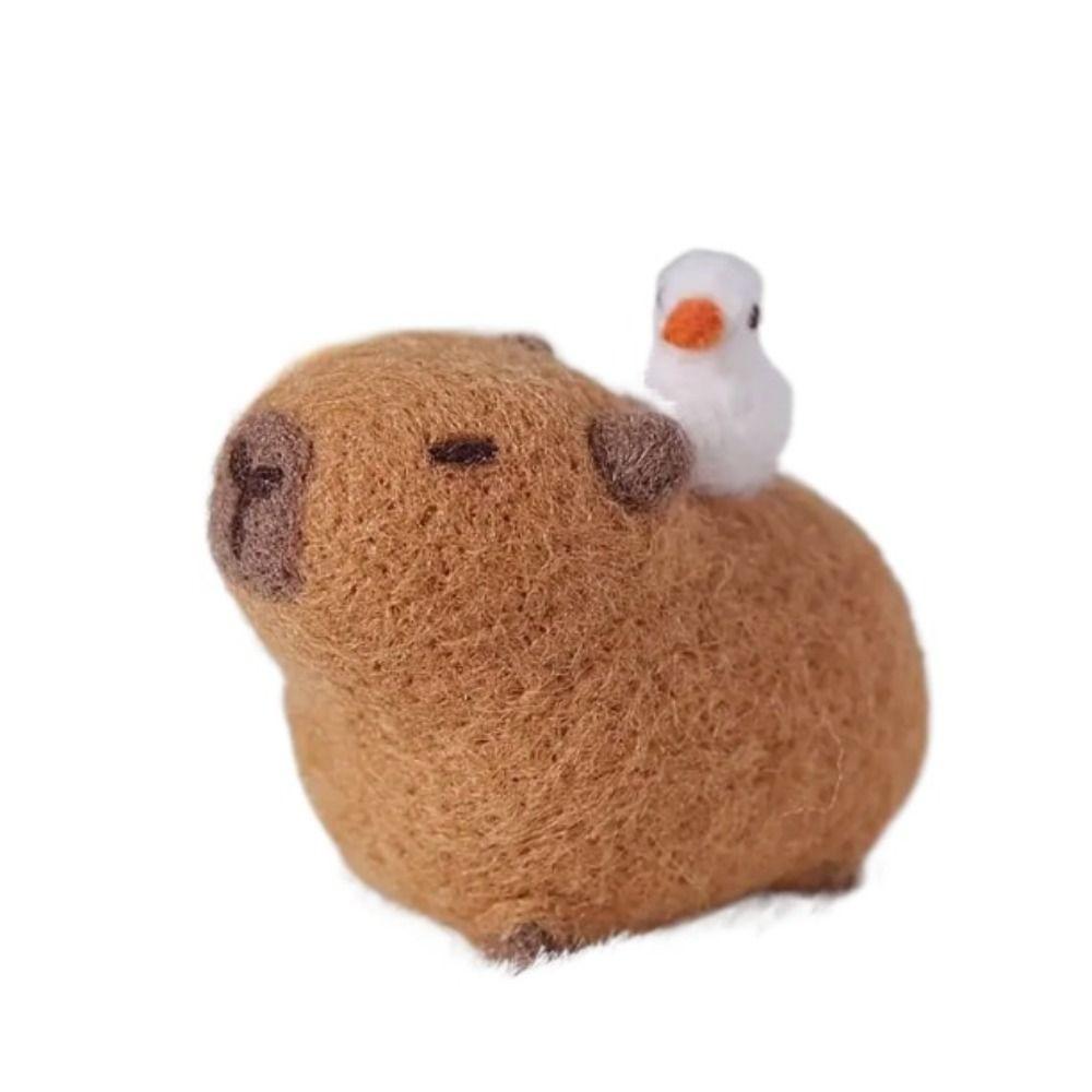 DIY Animal Felting Kit Handmade Wool Felt Gift Pendant Water Lazy Wool Felt Beginner