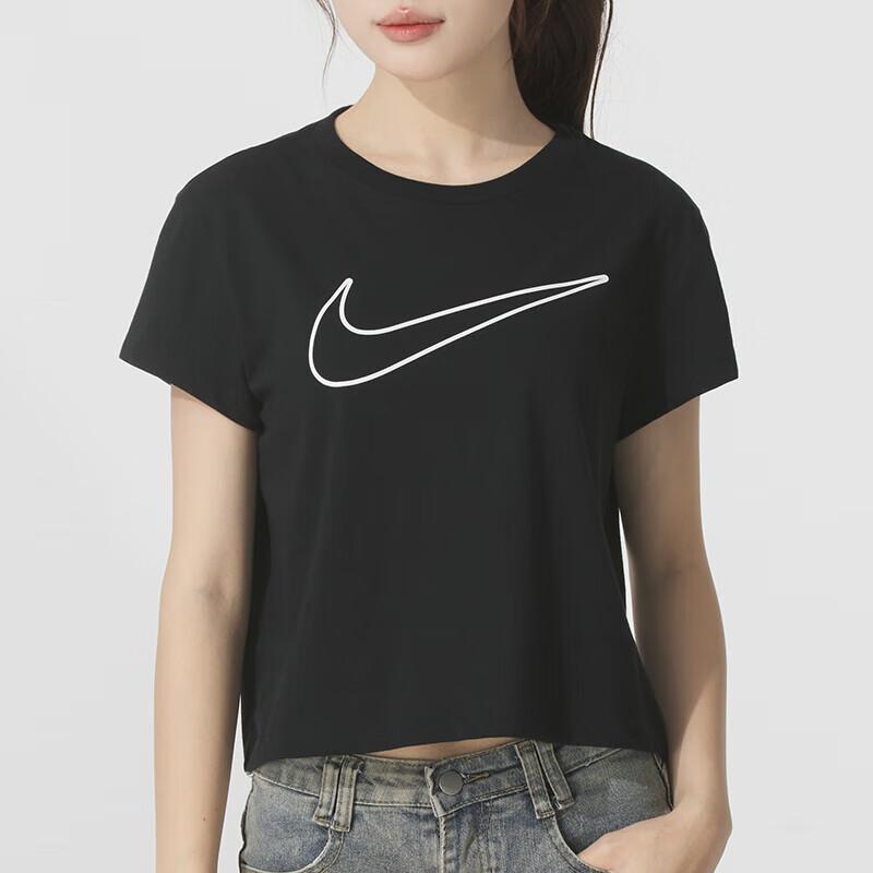 Nike Спортивная женская футболка с коротким рукавом и графическим принтом HV5003-010