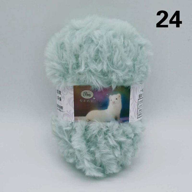 26 цветов ручной работы мягкая пряжа для вязания крючком шерстяная пряжа свитер шарф линия мохер кашемир вязание