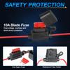 LED Light Bar Wiring Harness Kit 16 AWG / 18 AWG Universal LED Wiring Harness 12V 40A Relay On Off Rocker Switch Wiring Harnes
