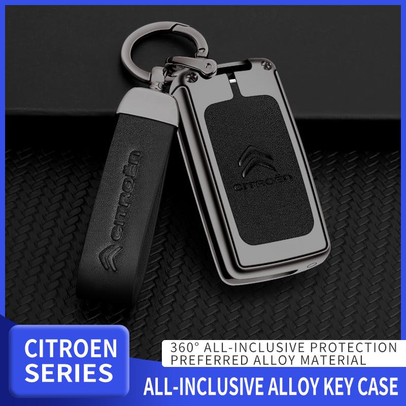 BTJ1 2 3 Buttons Car Flip Key Case Cover Shell Metal For Citroen C2 C3 C4 C5 C6 C8 Xsara Picasso Berlingo Key Protector Accessories