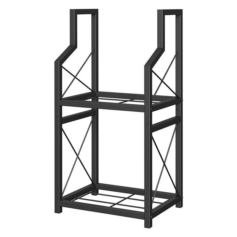 Держатель для дров, двухъярусный держатель для хранения дров в камине, дровяной печи или для дров на открытом воздухе