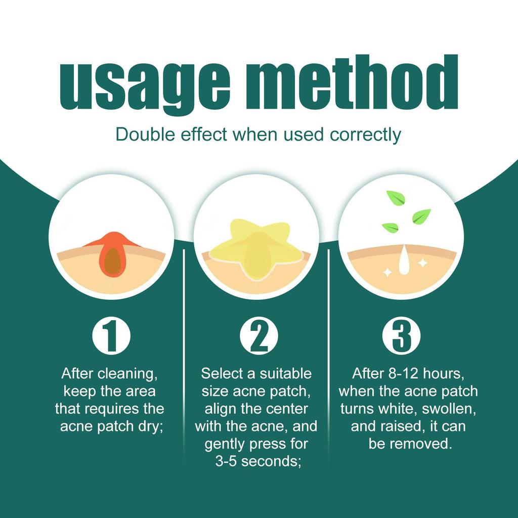 112pcs Invisible Acne Removal Pimple Patch Cute Star Shaped for Face Healing