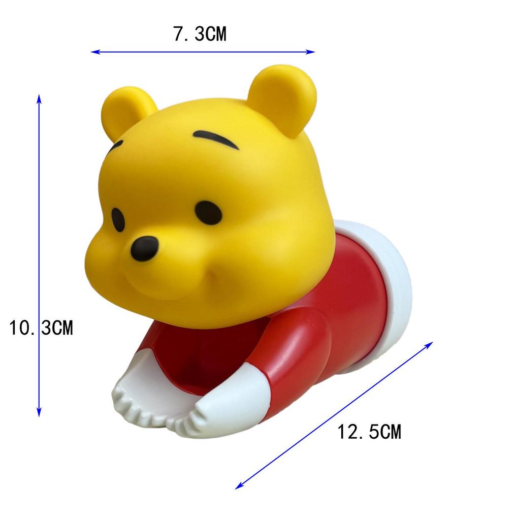 Winnie the Pooh Children's Faucet Extender: Silicone Hand Washing Tool with Movable Head