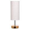 2 Packs Fabric Bedside Table Lamp with Warm White LED Bulb Nightstand Lamp Desk Light