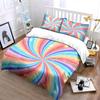 "Colorful Starburst Home Decor Set" Bedding Set with 1 Duvet Cover 2 Pillowcases Single Double King Queen, Gift