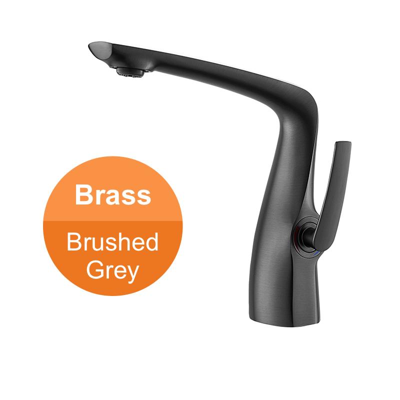 VGX Luxury Bathroom Faucets Basin Mixer Sink Faucet Gourmet Washbasin Tapware Hot Cold Water Tap Brass Chrome Black Brushed Gold