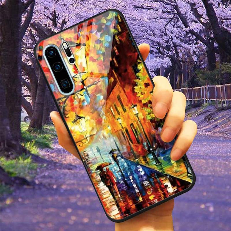 Чехол для телефона Huawei P30 Pro Lite Чехол Закаленное стекло Космический Волк Лев Funda для HUAWEI P30 Lite Роскошные чехлы P30Pro P 30 Кошка