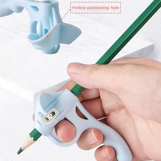 4 шт. детский держатель для карандашей эргономичный дизайн ручка корректор карандаши практика письма силиконовые накладки на пальцы помощь при захвате ручки