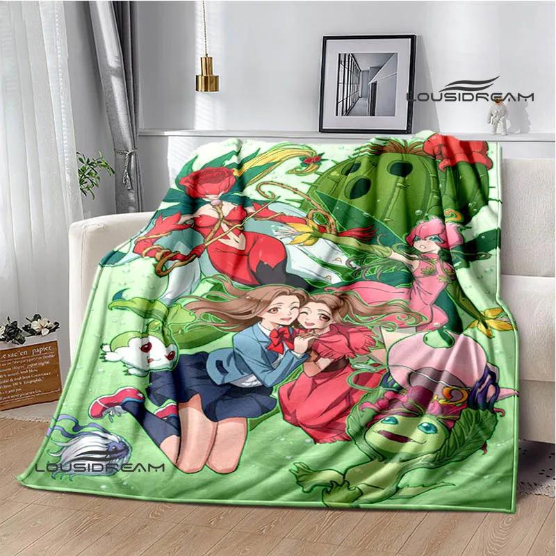 Digimon cartoon printed blanket Flannel Warm blankets Soft and comfortable blanket bed linings cubre cama Birthday Gift