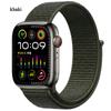 Нейлоновый ремешок для Apple Watch Ultra 2/Ultra 49 мм Мягкий дышащий спортивный ремешок для iWatch Series 10 9 8 7 4 3 5 SE 6 Bands 46 мм 45 мм 41 мм 44 мм