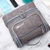 Solid Color Cosmetic Bag Multifunctional Toiletry Bag Fashion Hanging Makeup Bag  Unisex