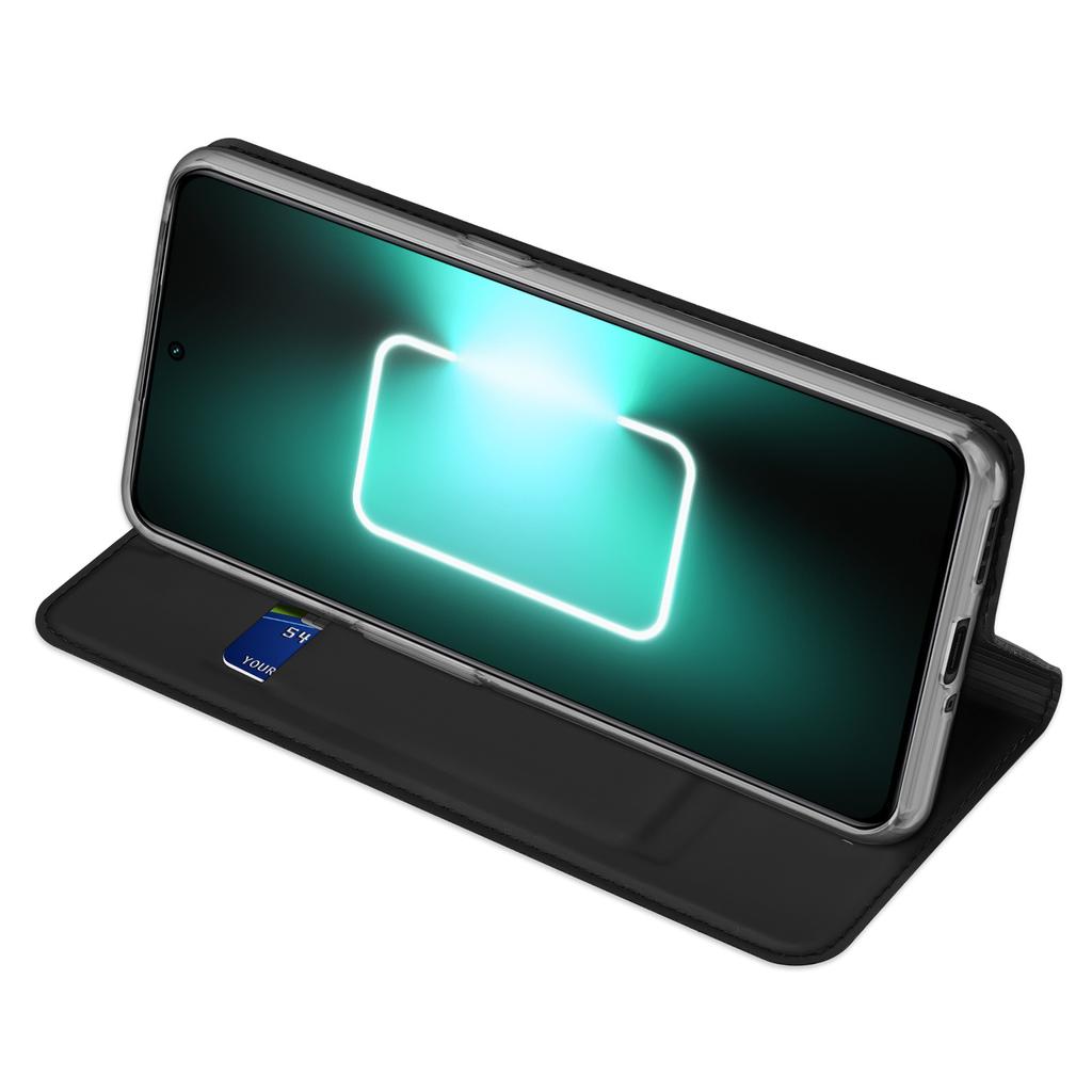 Чехол-кошелек Dux Ducis Skin Pro Wallet Flip для Realme GT Neo 5/GT3 - держатель для карт, черный
