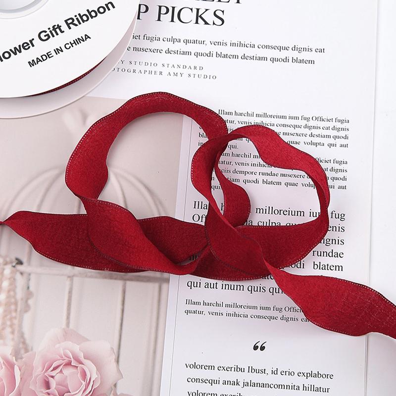 10 ярдов Упаковочные ленты для подарков Упаковка Подарок Цветок Ручная работа DIY Украшения для торта ARI