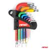 Short Torx Keys Set 9 Pcs S2 Amio-04300