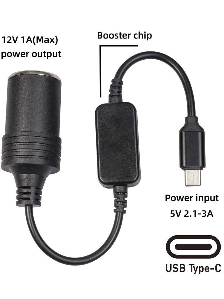 1 шт. 5 В 2 А USB на 12 В гнездо прикуривателя USB-адаптер прикуривателя конвертер Автомобильная электроника Аксессуары