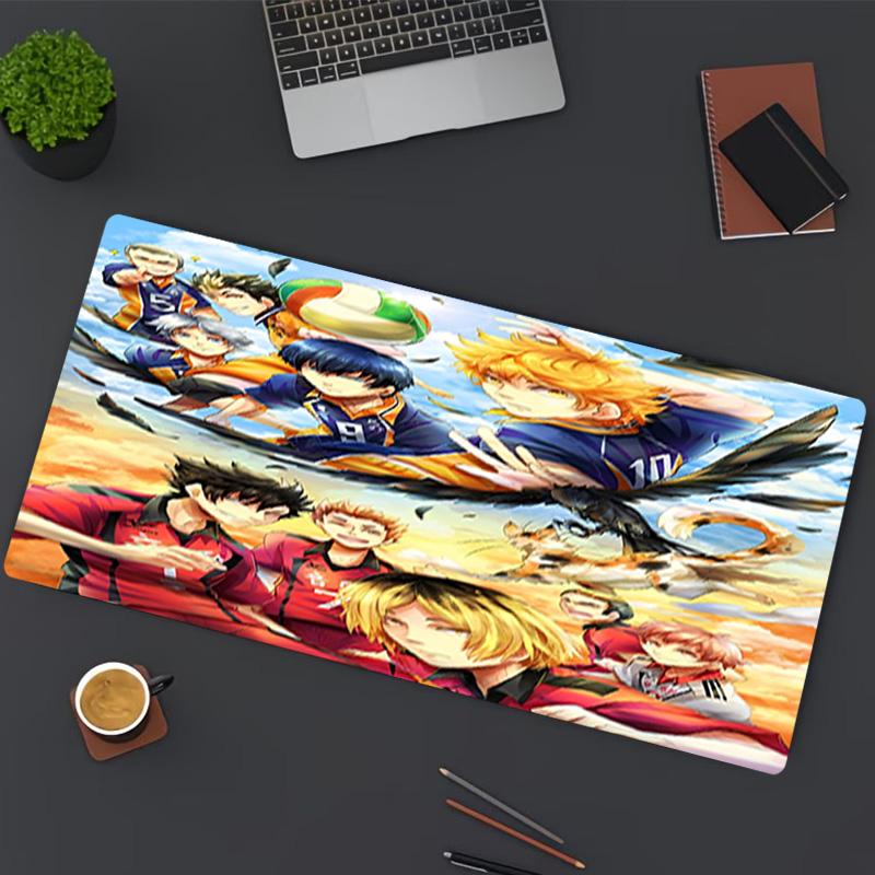 Haikyu Print Mouse Pad, for Keyboard Pad Laptop PC Mat for Office Home Use, Desk Decor, Perfect Birthday Gift for Gamers