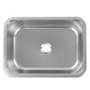 RV Sink Square 345x245x136mm 304 Stainless Steel Flush Mounted Hand Wash Basin Sink with 40mm Drain 
