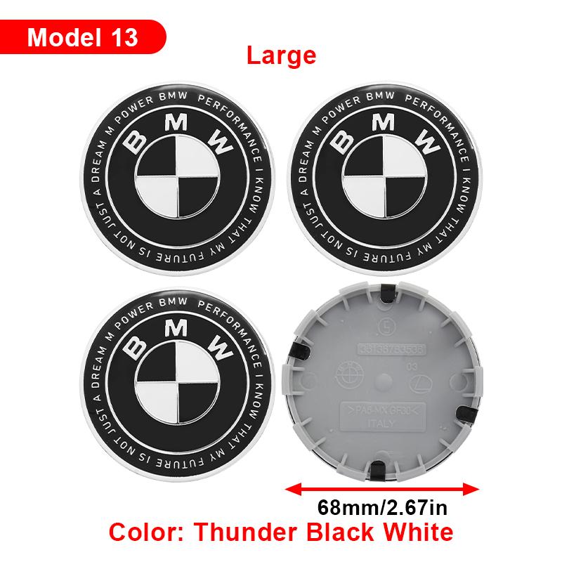 For BMW M 4Pcs 56mm 68mm Car Hub Cap Wheel Center Cap Emblem Badge Accessories For BMW G08 F15 F16 G20 E34 F94 F95 G30 G11 E46 F30 F40 F10 JG8