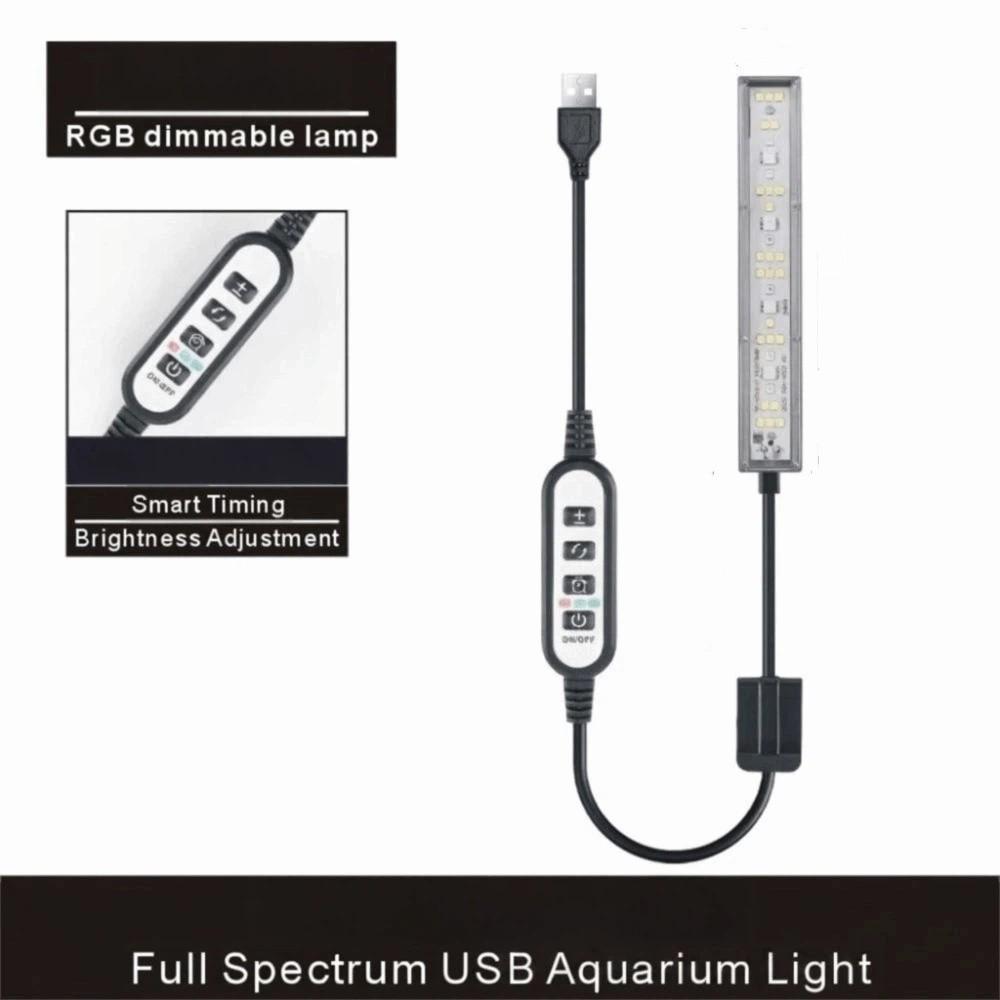 Rotatable Aquatic Plant Lamp Full Spectrum USB Aquarium Light Aquarium