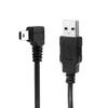 CY U2-057-LE Mini USB B Тип 5pin Папа Левый Угловой 90 Градусов к USB 2.0 Папа Кабель для Передачи Данных (5M)