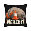 Neil The Seal Pillowcase Soft Polyester Cushion Cover Decoration  Pillow Case Cover Home Wholesale 40*40cm
