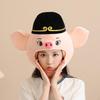 Pig Hat Novelty Fun Cozy Headgear for Party Masquerade Halloween Christmas