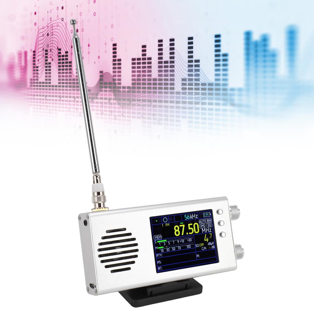 Портативный SSB коротковолновый радиоприемник 3,2-дюймовый ЖК-дисплей Двойные стереодинамики Аккумулятор 5000 мАч AM FM SW CB VHF UHF LW MW Всеволновый радиоприем