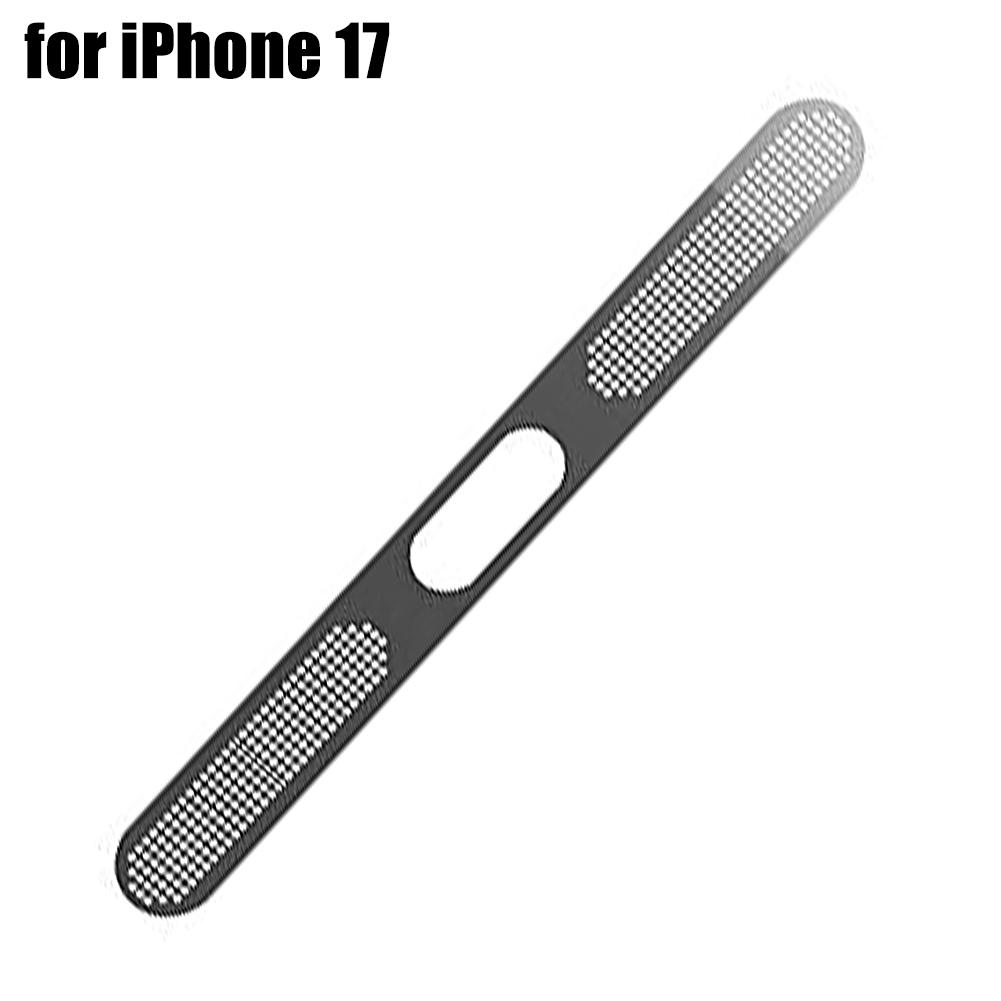 1Pcs Metal Dustproof Net Sticker For iPhone 17 Air 17 Pro Max Easy Install Earpiece Speaker Hole Anti-dust Mesh Protection Cap