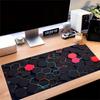 1pc Large Gaming Mouse Pad, UV Reactive Non-Slip Desk Mat, Washable PolyesterHexagon, Neon, PatternComputer Pad with Vibrant Game Machine Pr