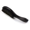 Men Beard Brush with Ergonomic Handle Nylon Boar Bristle Curved Wave Beard Straightener Brush Home Salon Men Mustache Grooming Styling Tools