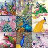 Full 5D Diamond Painting Flower Peacock DIY Diamond Embroidery Diamond Mosaic Cross Stitch Kits Home Decor Gift