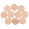 10 шт. 3,8 см круглый диск необработанный деревянный круг деревянные детали вырезы деревянные украшения своими руками для поделок украшения