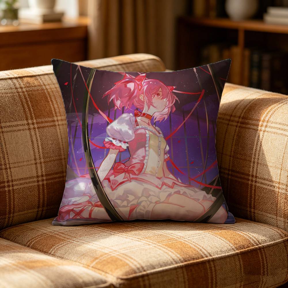 PPuella Magi Madoka Magica Наволочка С Принтом Наволочка Для Гостиной Дивана Подушки