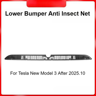 VA1 For Tesla Model 3 Highland 2024 2025 Lower Bumper Anti Insect Net Anti Dust Proof Inner Vent Grille Cover Car Insect-proof Net