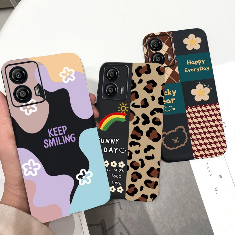 For Cover Motorola Moto G73 G53 G23 G13 Phone Case Bumper Dragon Astronaut Flower Fashion Coque For Moto G13 G 53 73 Soft TPU