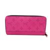 Used 12564 Zippy Wallet Vertical M30780 7940 Neon Pink New Zip Around Taiga Rama Monogram Rose Men's from Japan